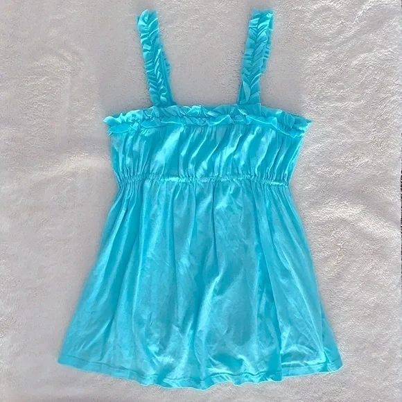 Saint Grace Womens/Juniors Tank Top Blue M - Picture 1 of 9